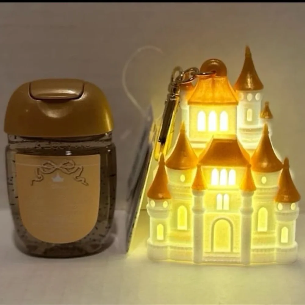 Bath & Body NEW Disney Princess Light-Up Castle PocketBac Holder & Sanitizer - Picture 2 of 2